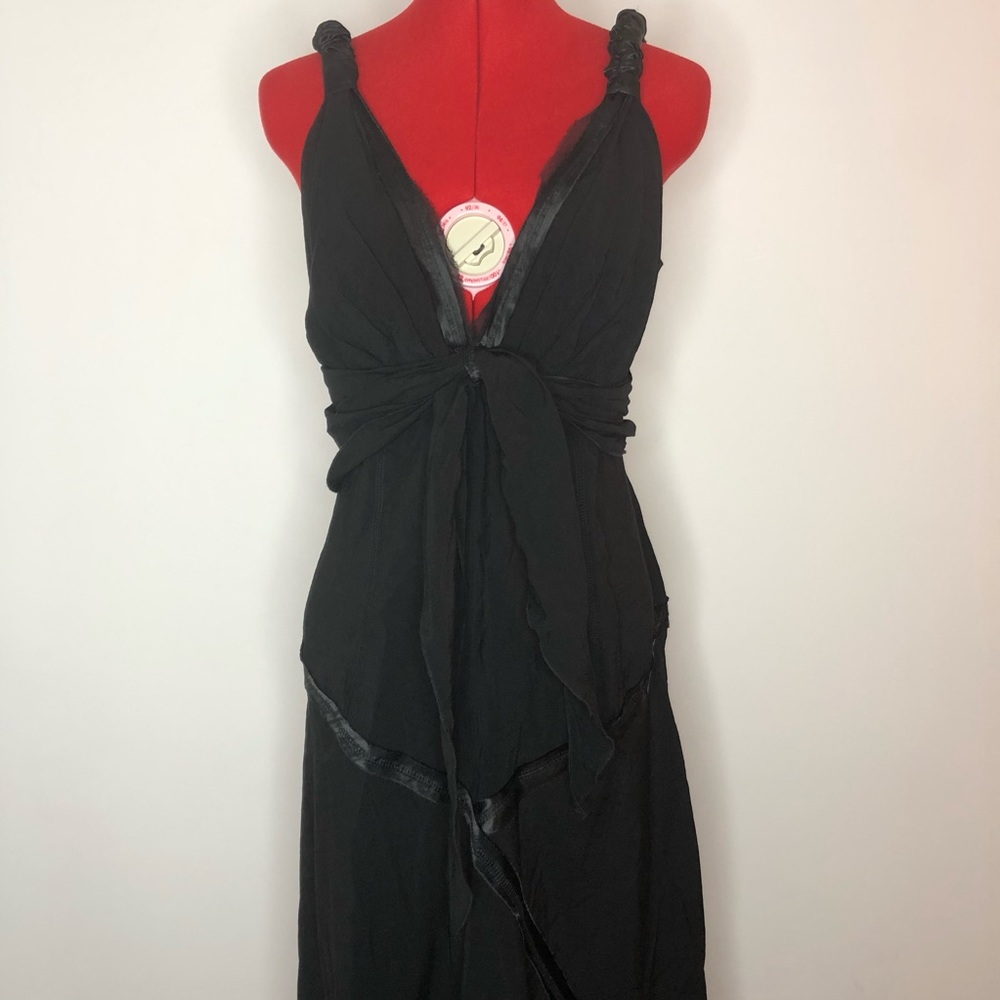 People like Frank exposed seam black dress M EUC
